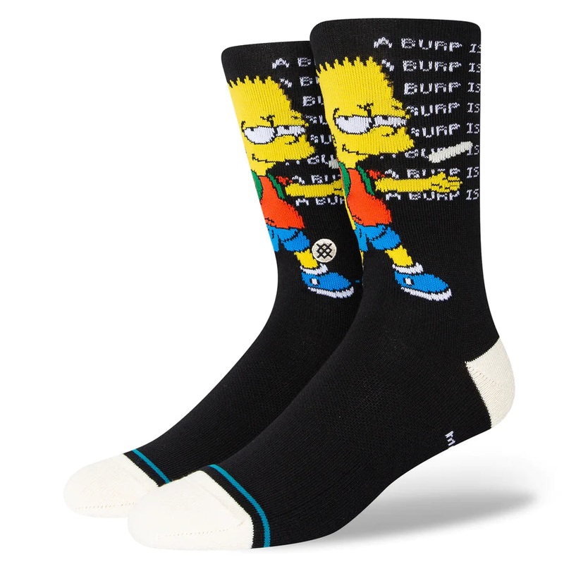 The Simpsons X Troubled Crew Socks BLACK S