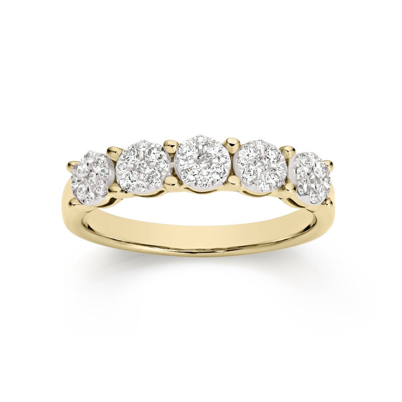9ct 0.50ct diamond ring