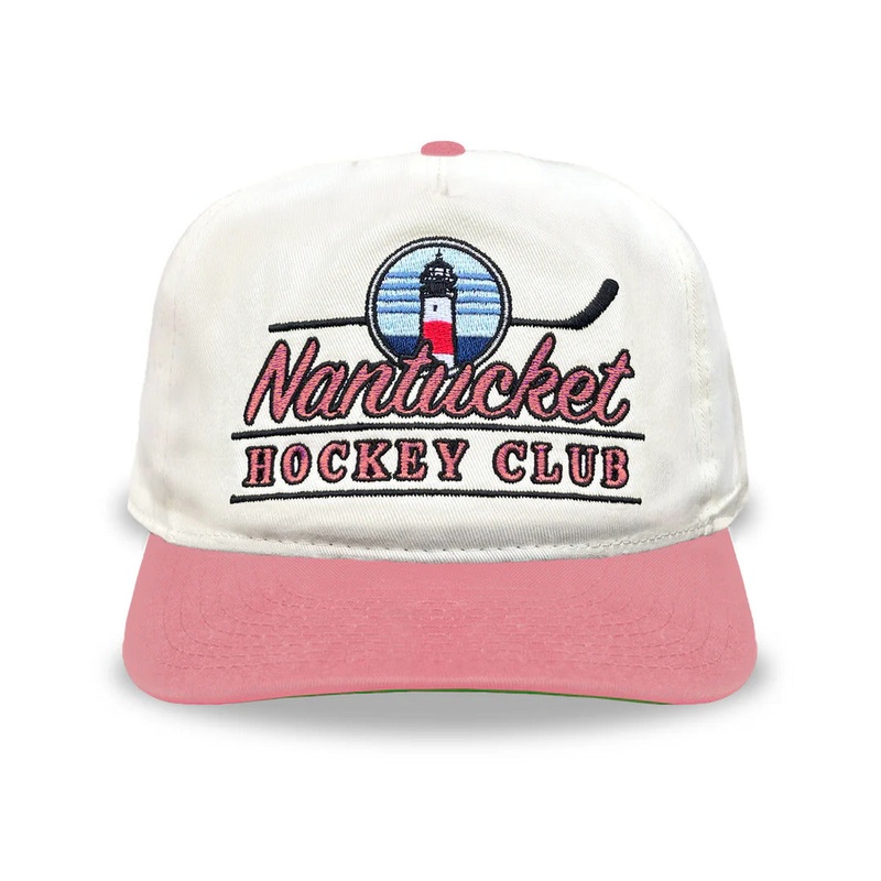 Celly Hockey Nantucket Hockey Club Snapback Cap Cream/Pink