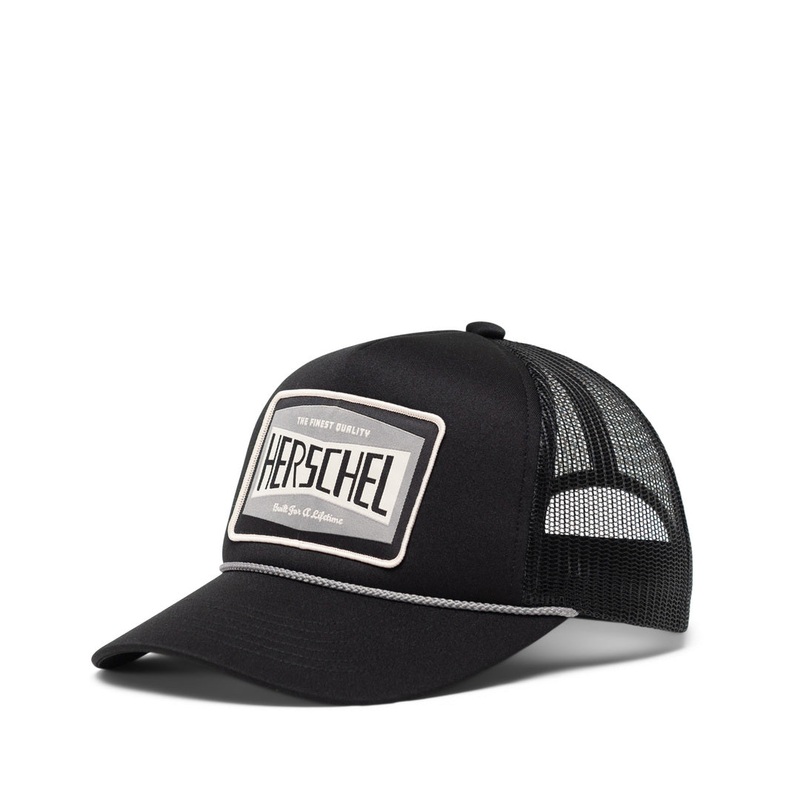 Herschel Senior Marina Mesh WW Patch Hat Black