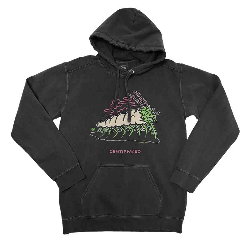 Hoodie CENTIPWEED – Black S 80% Cotton/20% Polyester Black