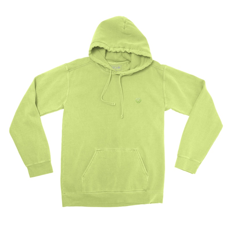 Hoodie MINI ICON Organic – Lime S Green 80% Organic Cotton/20% Recycled Polyester