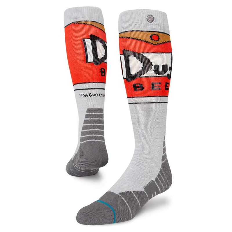 The Simpsons X Duff Beer Snow OTC Socks WHITE M