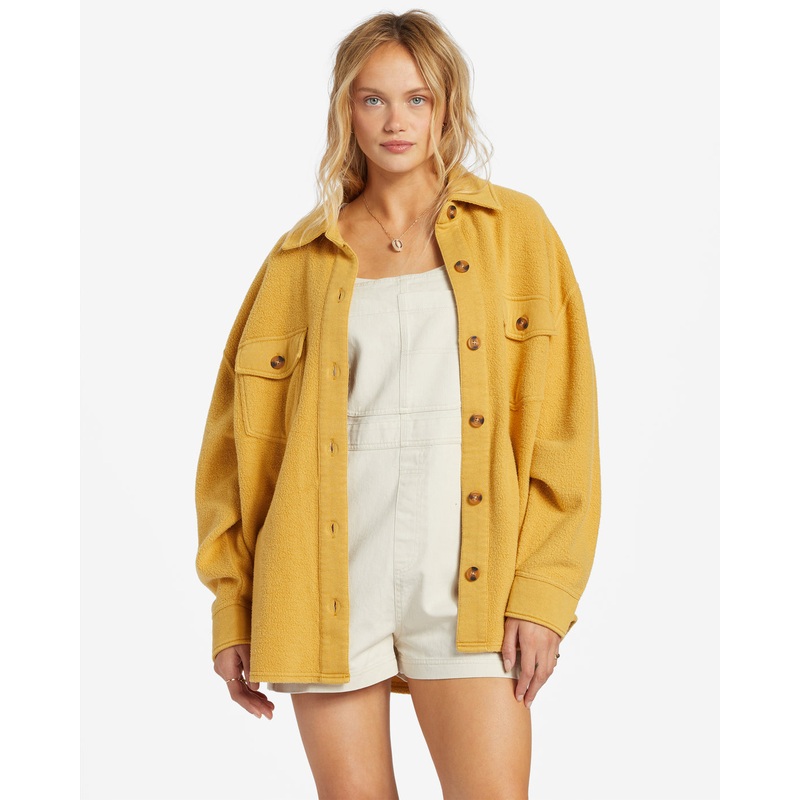Women’s Anytime Shacket Oversized Jacket WILD HONEY XS