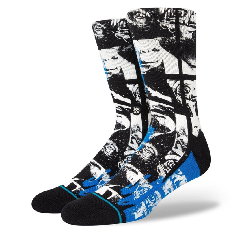 E.T. X Stance Phone Home Crew Socks BLACK M