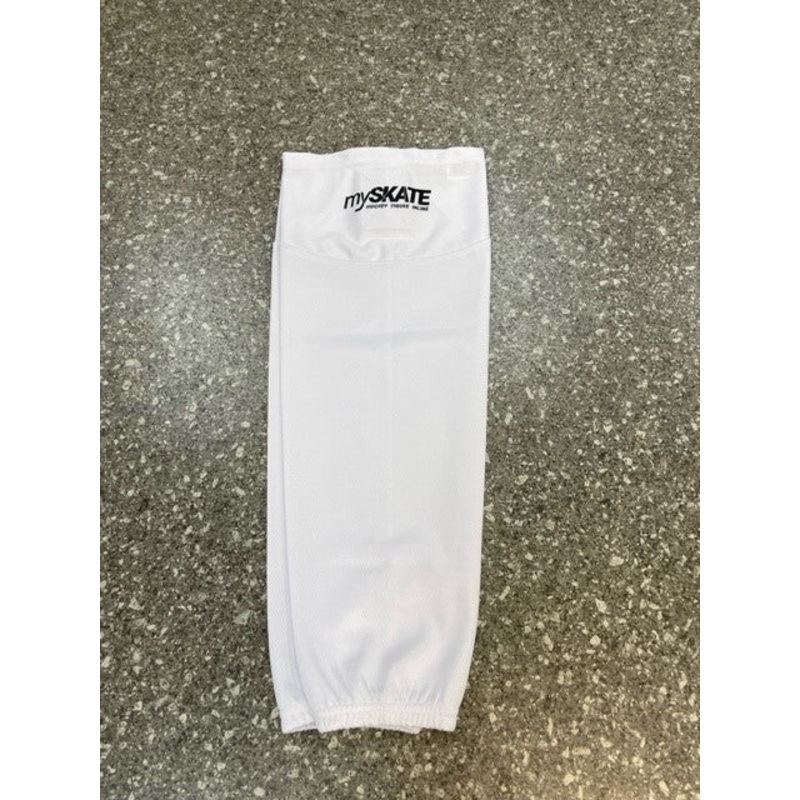 mySKATE Hockey Socks – White 18 inch