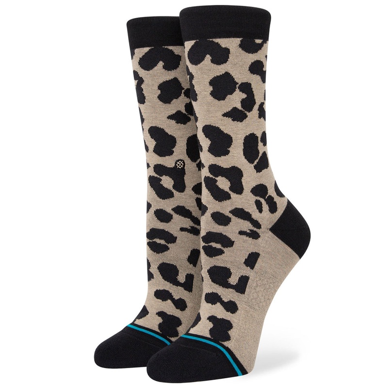 Show Some Skin Crew Socks TAUPE S