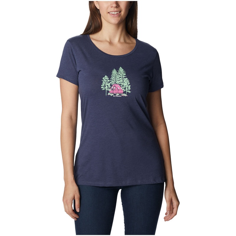 Women’s Daisy Day Graphic T-Shirt NOCTURNAL HEATHER S