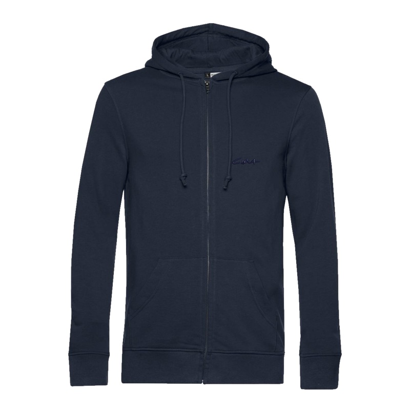 Zip Hoodie MINI SELECT – Navy S Blue 80% Organic Cotton/20% Recycled Polyester