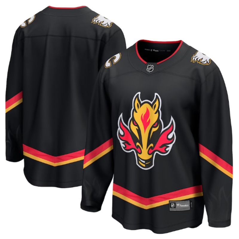 Breakaway Jersey Calgary Flames Alternate BLACK S