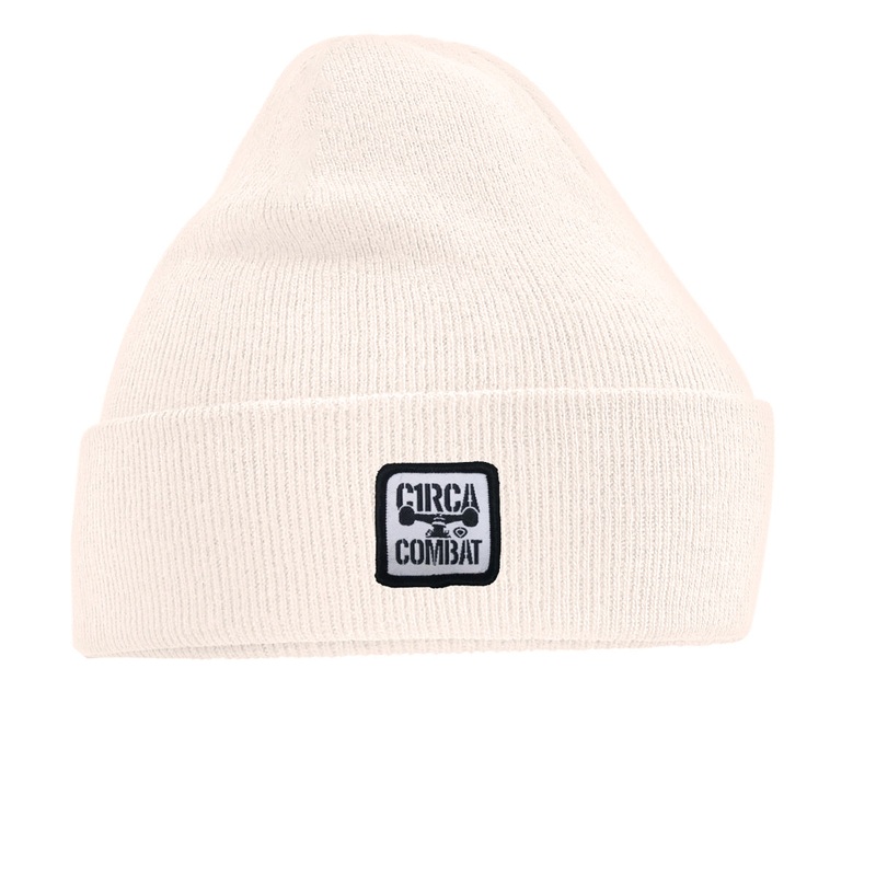 COMBAT RECYCLED Beanie – Off White One size fits all 100% Recycled Polyester White