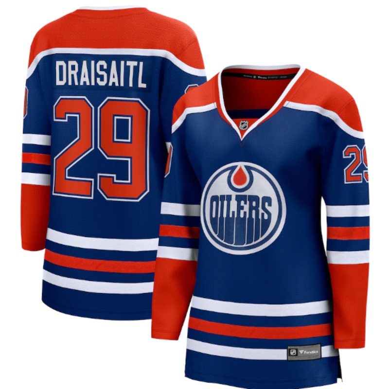 Edmonton Oilers Women’s Breakaway Jersey – Draisaitl HOME XS