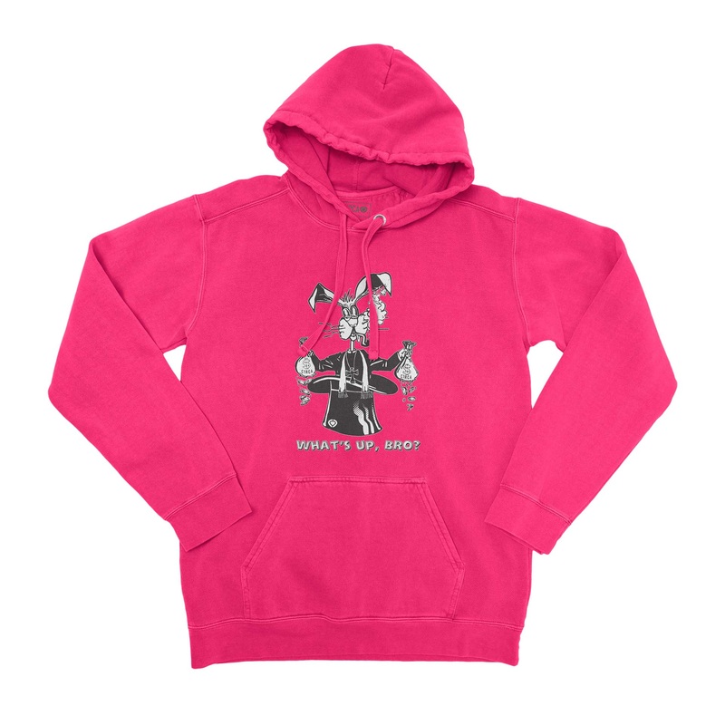 Hoodie BUNNY – Pink S 80% Cotton/20% Polyester Pink