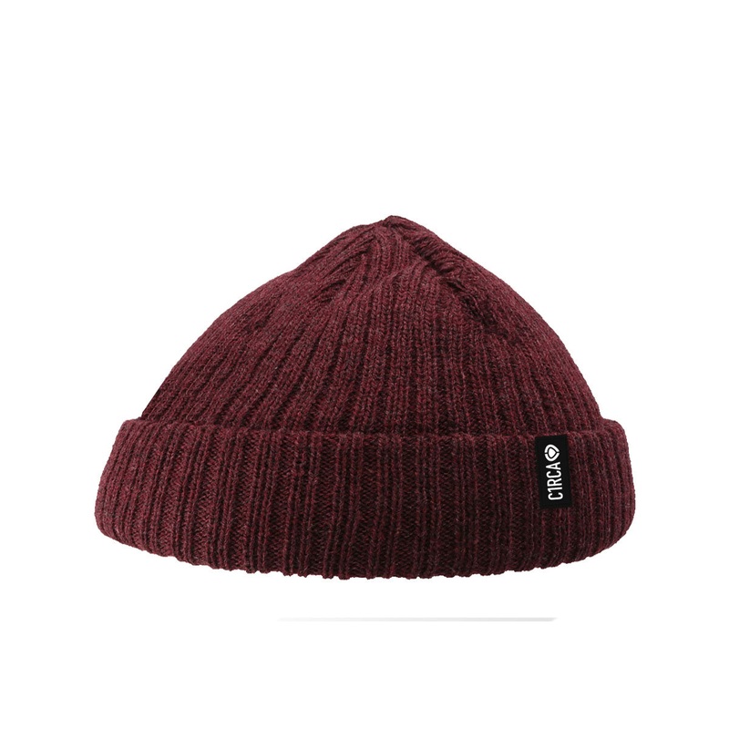 LABEL DOCKER Beanie – Burgundy One size fits all 80% Acrylic/20% Polyester Red