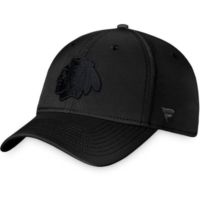 Black Team Haze Flex Hat BLACKHAWKS S/M