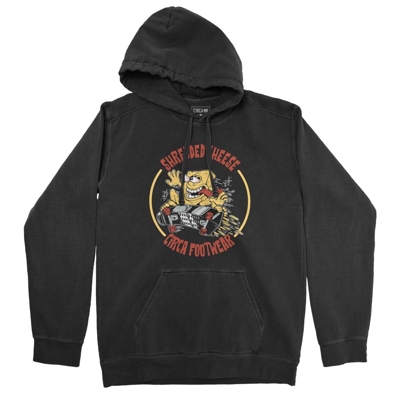 Hoodie SHREDDED CHEESE – Black S Black 80% Cotton/20% Polyester