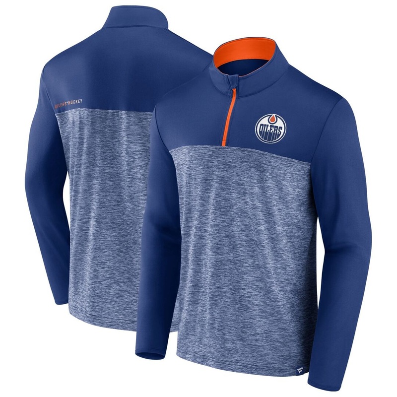 Iconic Defender 1/4 Zip OILERS M