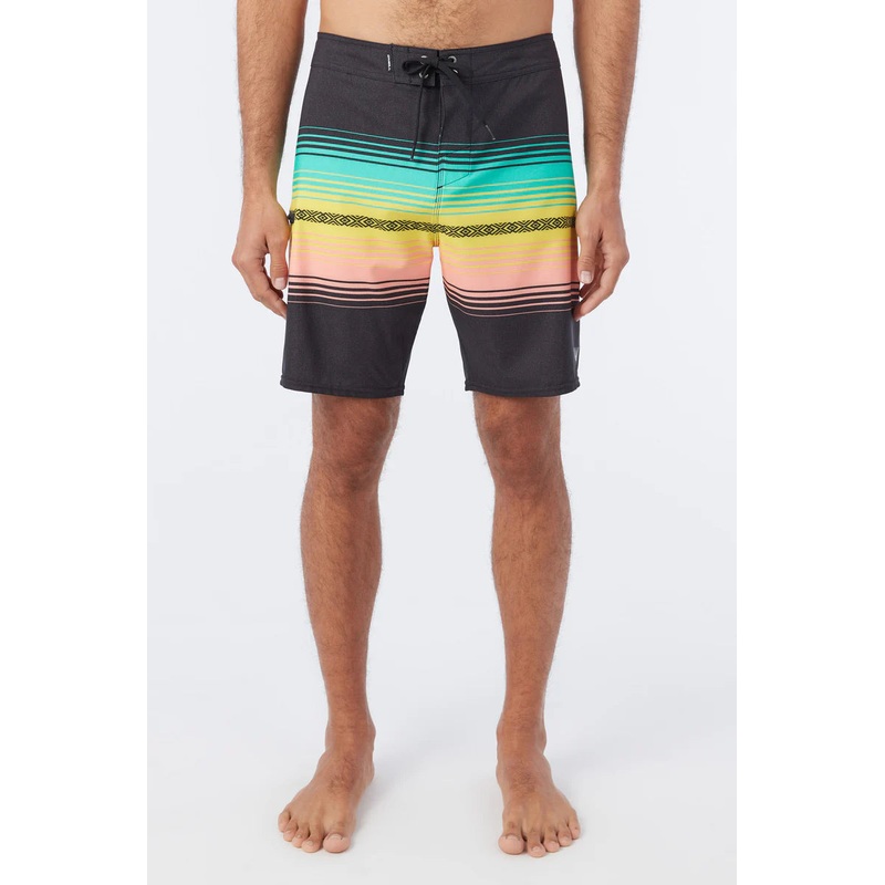 Men’s Hyperfreak Heat Stripe Boardshorts BLACK 28