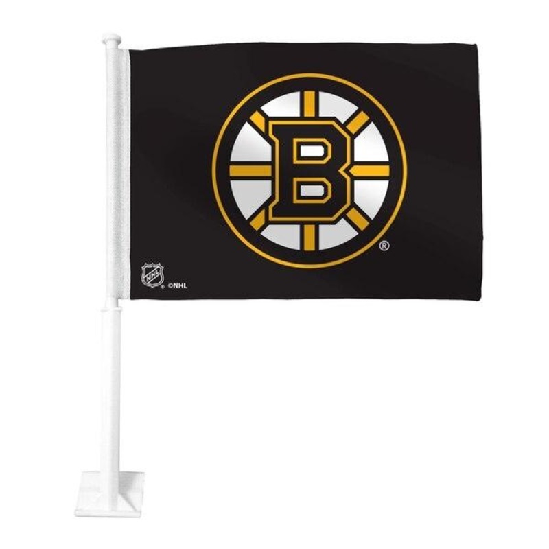 The Sports Vault NHL Boston Bruins 2-Sided Car Flag Boston Bruins