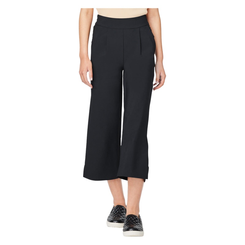 Women’s Cropped Woven Friday Pants BLACK XS