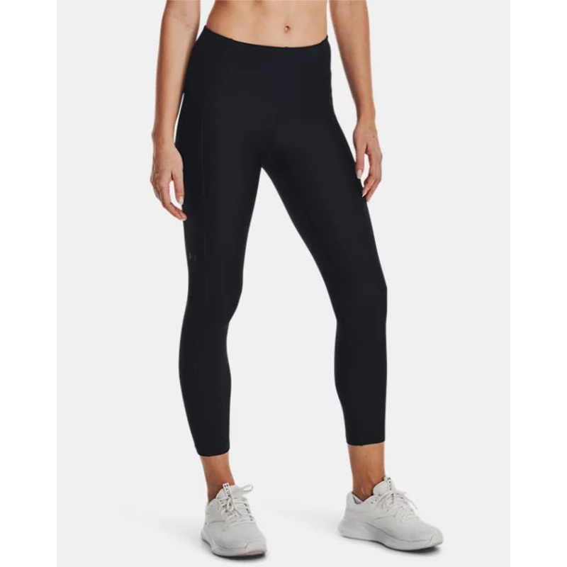 Women’s HeatGear No-Slip Waistband Ankle Leggings BLACK S