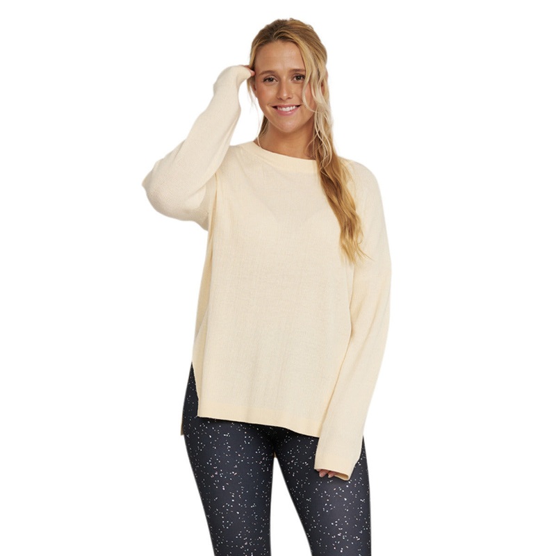 Women’s Layering Friday Knit Sweater ECRU XS