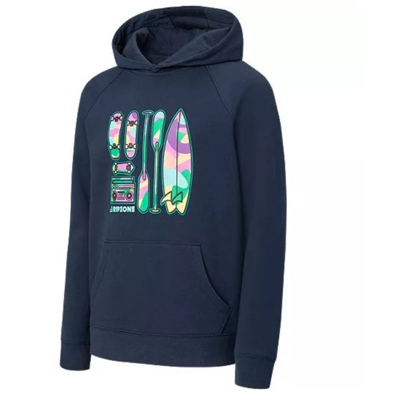 Youth Greystone Graphic Hoodie BLACK IRIS XS
