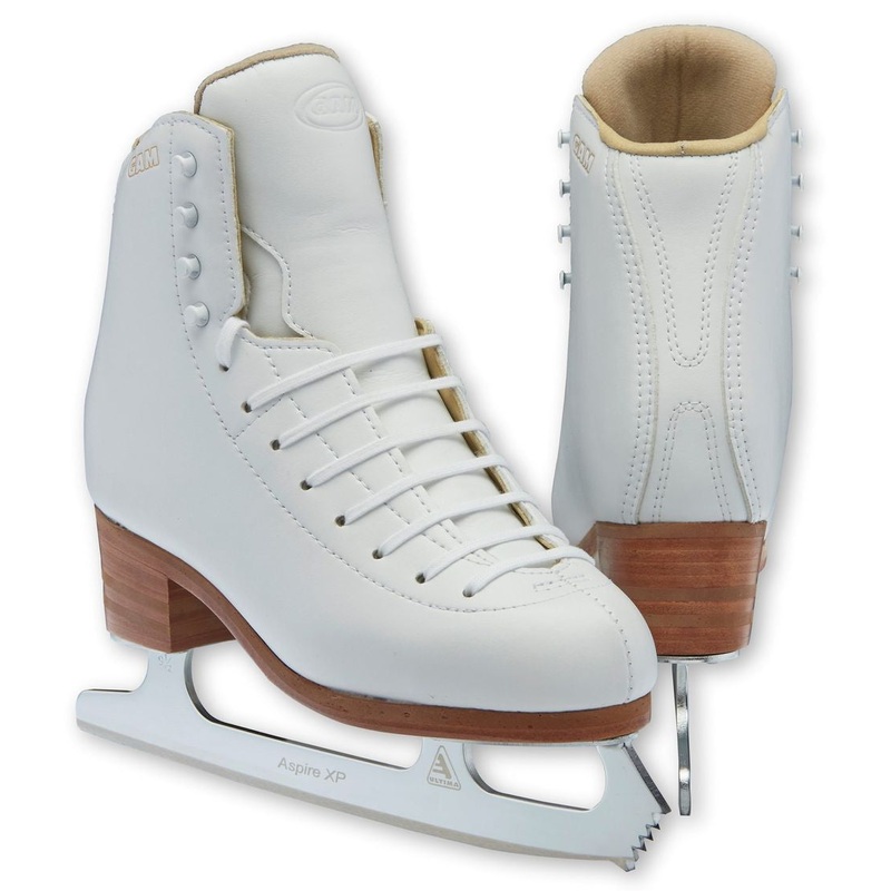 Gam Skates Women’s Select/Aspire XP 490 Figure Skate 3 Wide White