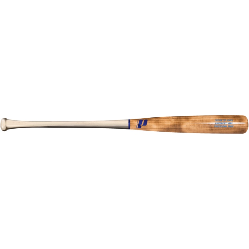 PS217 (-3) Custom Cut Maple Wood Baseball Bat FLAME/WHITE/ROYAL 31.5″