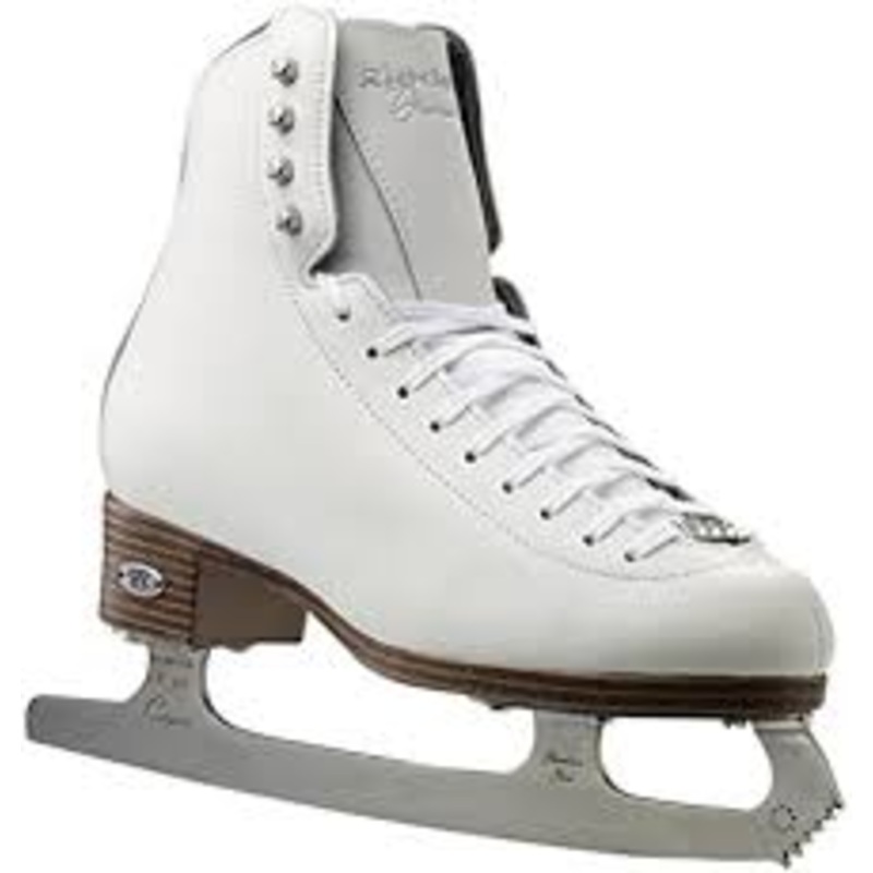 Riedell Girl’s Diamond 33 Figure Skate 1.5 Medium White