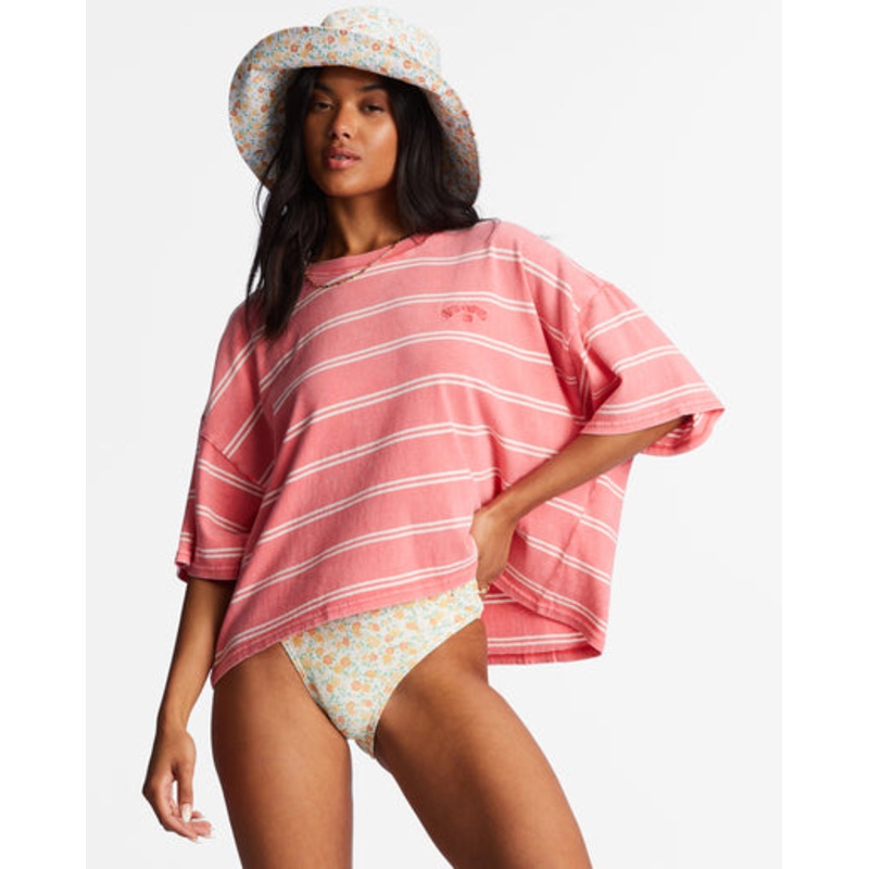 Women’s Feeling Free Boxy T-Shirt CORAL CRUSH XS