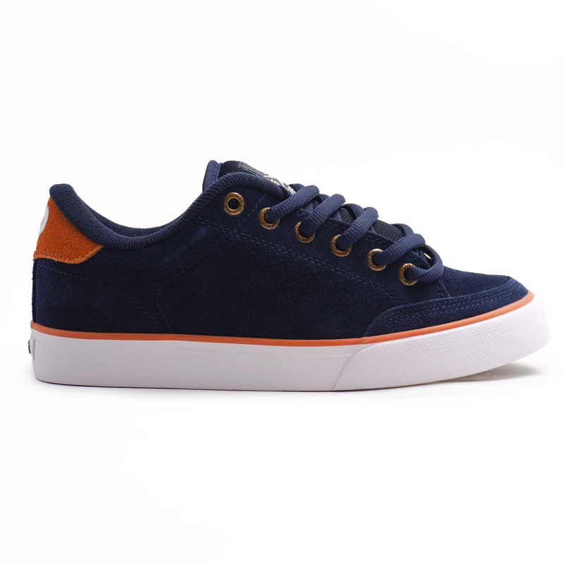 AL 50 5.5 US (37 EU) NACW-NAVY/CHIPMUNK/WHITE SUEDE