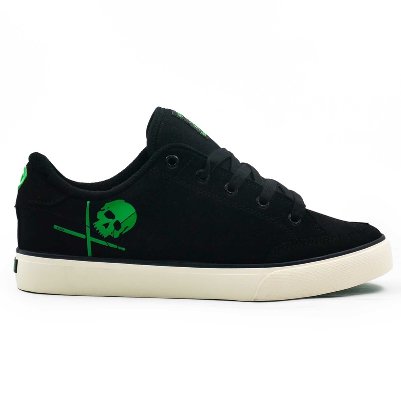 Buckler Sk 5.5 US (37 EU) BKFG-BLACK/FLUO GREEN SYNTHETIC NUBUCK
