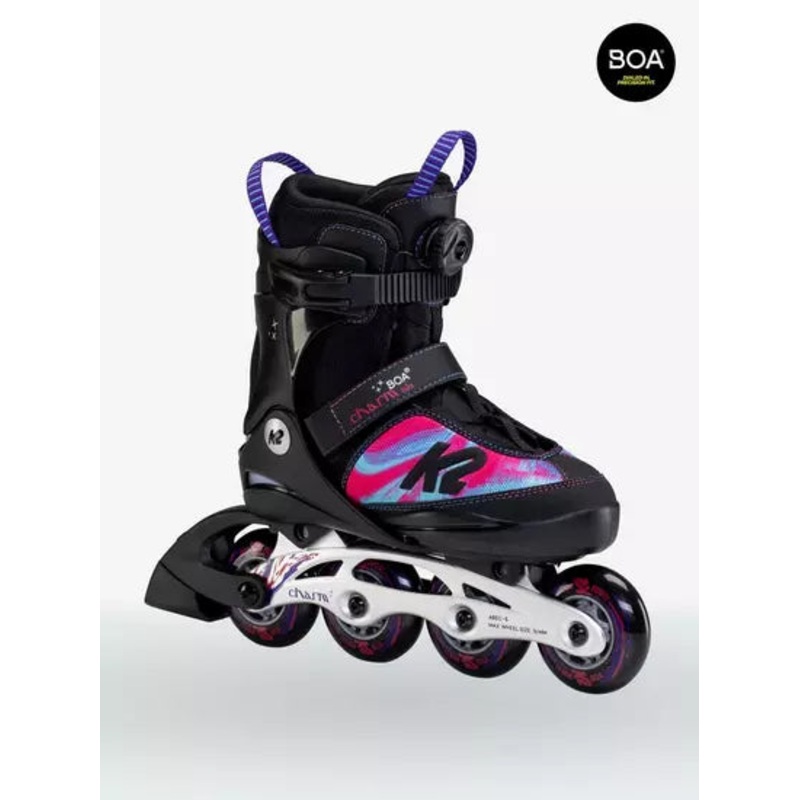 Charm BOA ALU Inline Skates PURPLE 1-5