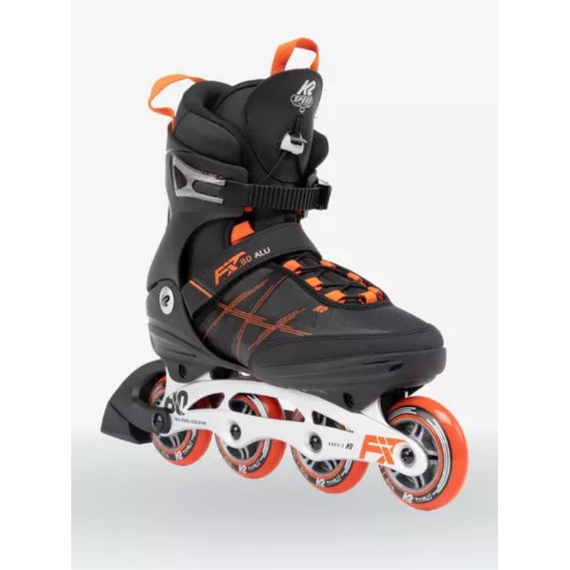 F.I.T. 80 ALU INLINE SKATES BLACK 7