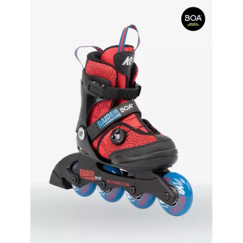 Youth Raider Boa Inline Skates RED 11-2