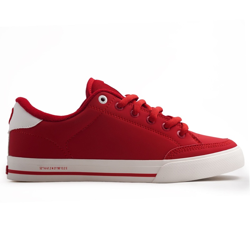 AL 50 8.5 US (41 EU) BRWH-Bright Red/White SYNTHETIC NABUCK
