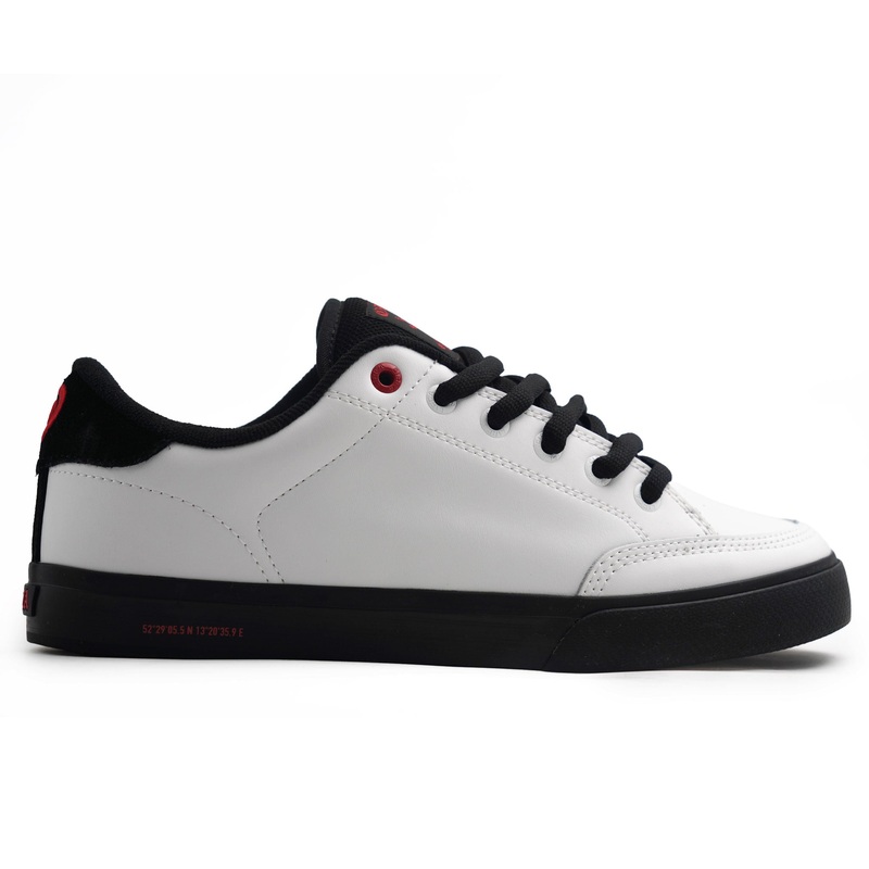 AL 50 8.5 US (41 EU) WBKR-White/Black/Red ACTION LEATHER/SUEDE