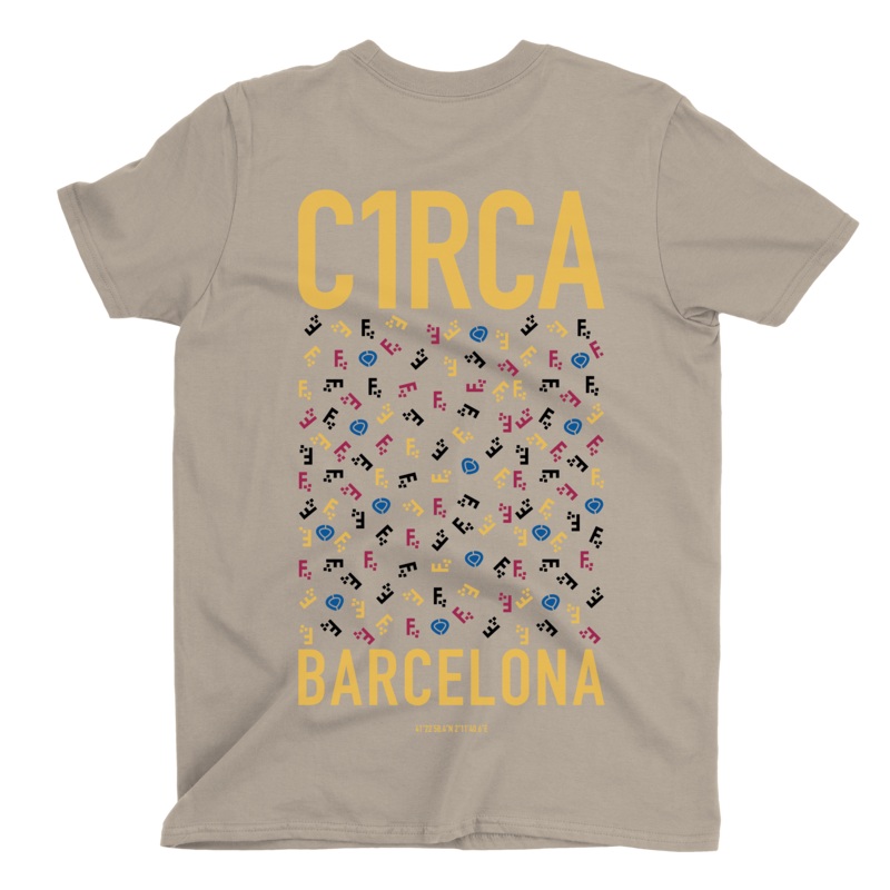 Barcelona Tee S DESERT DUST 100% ORGANIC COTTON