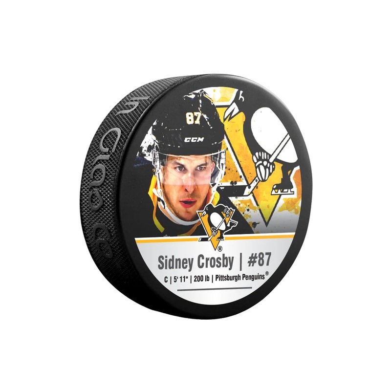 Inglasco NHL Pittsburgh Penguins Sidney Crosby Puck