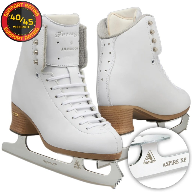 Jackson Ultima Girl’s Freestyle FS2191TM Figure Skate 1 Regular White
