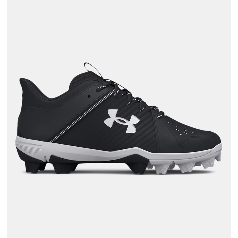 Kids’ Leadoff Low RM Jr. Baseball Cleats BLACK/WHITE 1
