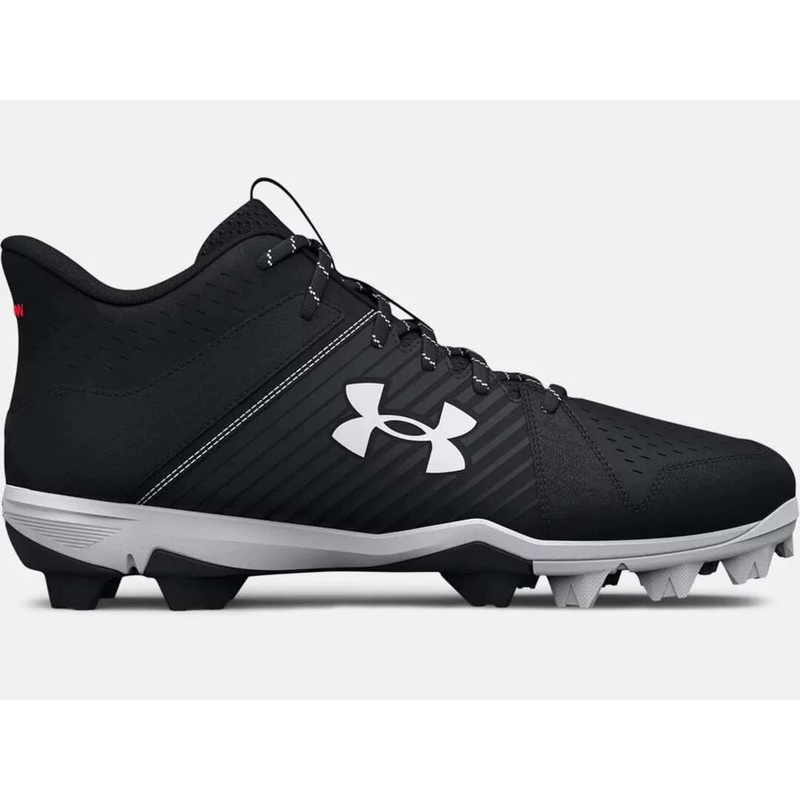 Men’s Leadoff Mid RM Baseball Cleats BLACK/WHITE 7