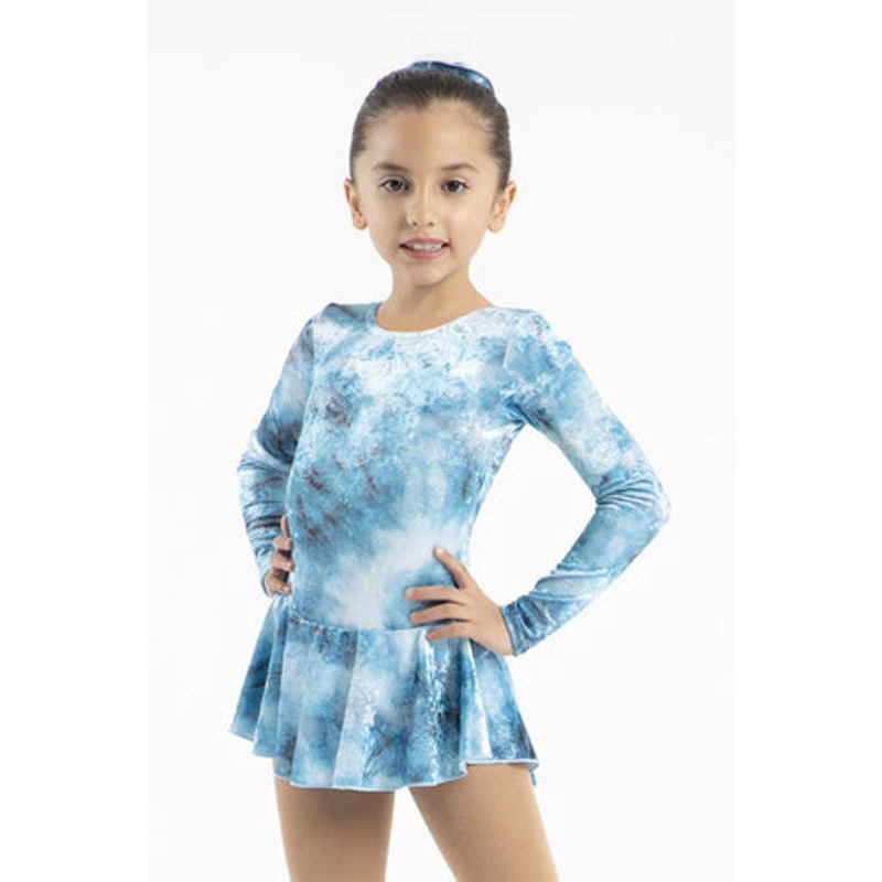 Mondor Dress Born to Skate Glitter 2723 Aquamarine Youth 8-10