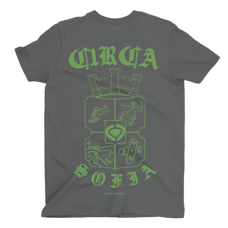 Sofia Tee S ANTHRACITE 100% ORGANIC COTTON