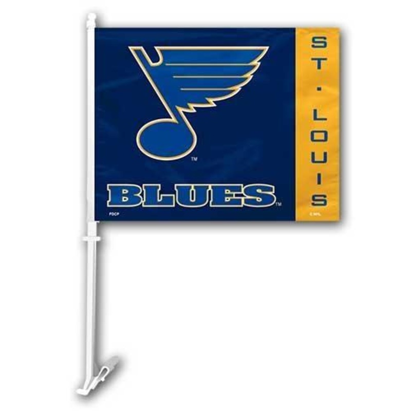 The Sports Vault NHL St. Louis Blues 2-Sided Car Flag St. Louis Blues
