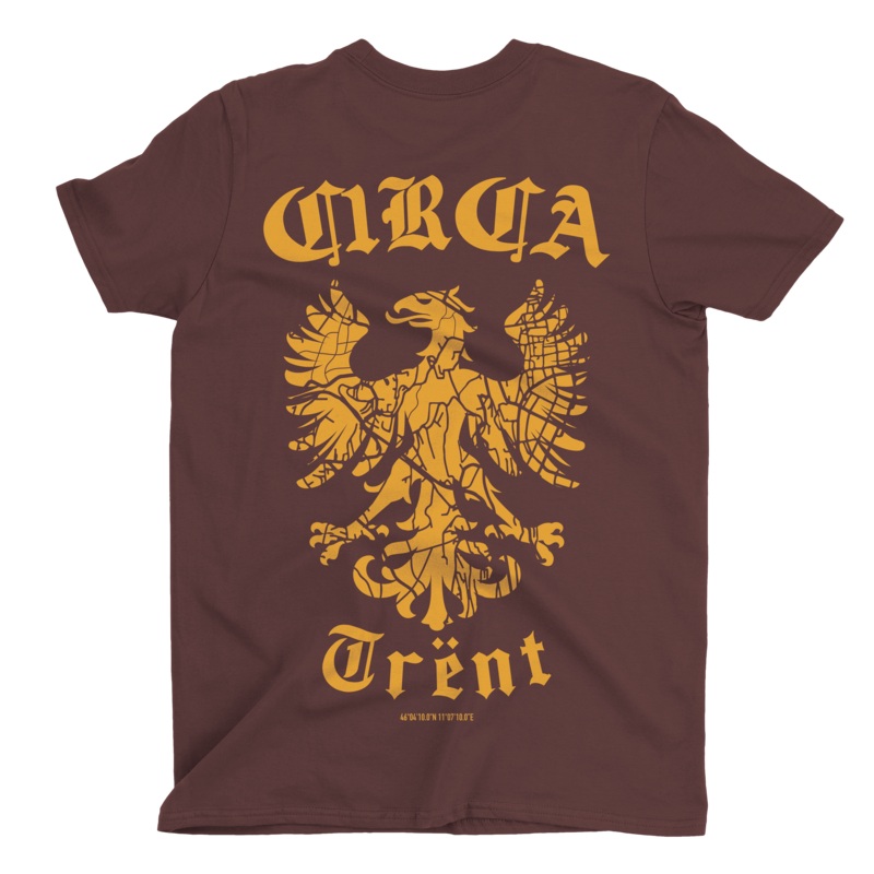 Trent Tee M BURGUNDY 100% ORGANIC COTTON