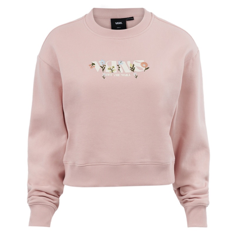 Women’s Micro Ditsy Crew Long-Sleeved Shirt ROSE SMOKE M