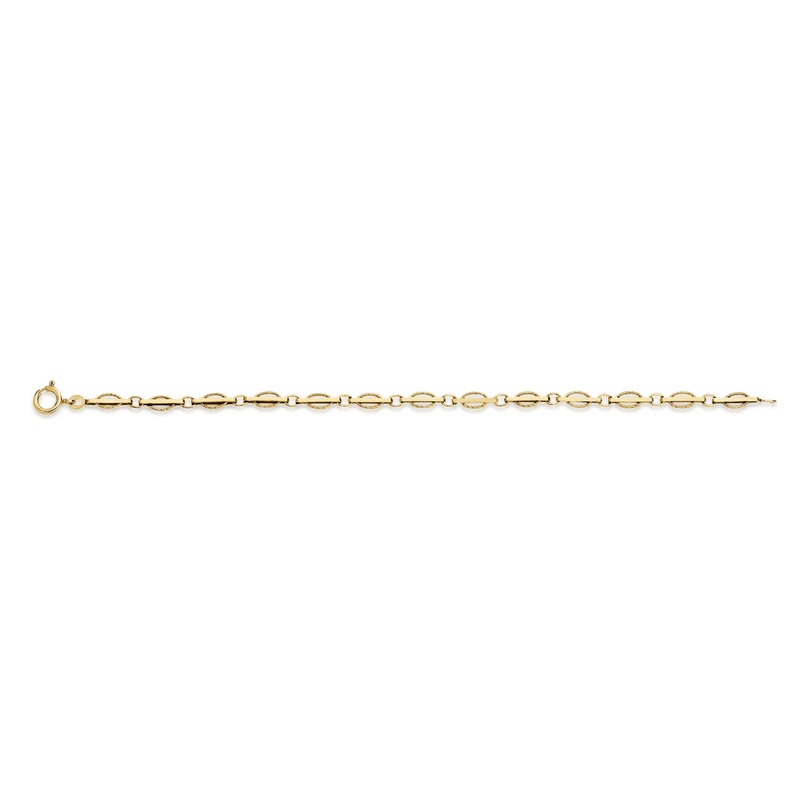 9ct gold fancy bracelet