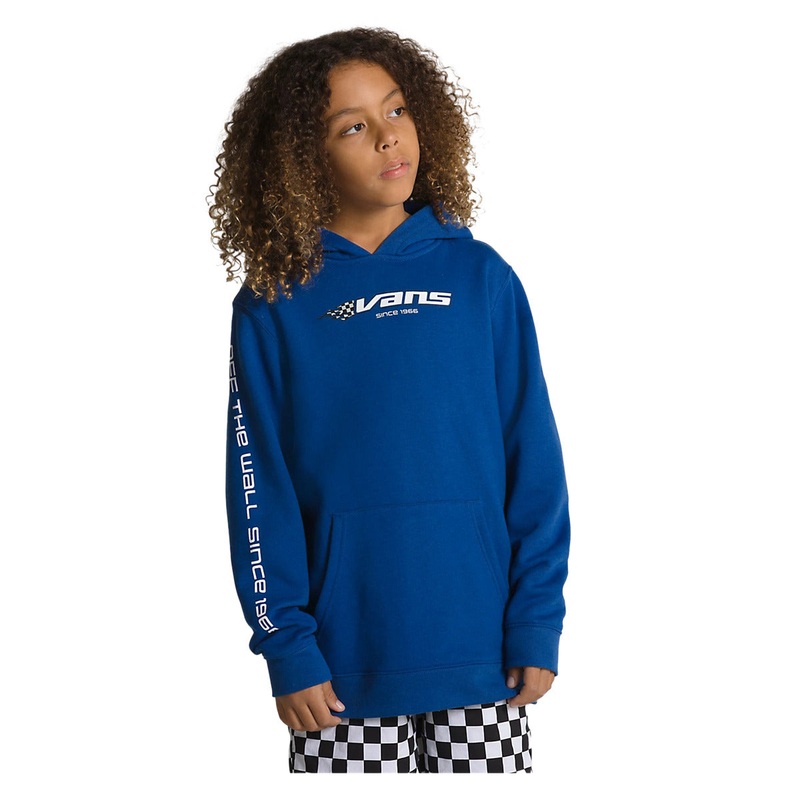 Boy’s Checkboard Flame Jr. Hoodie TRUE BLUE S